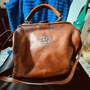 Pratesi leather bag with dust bag